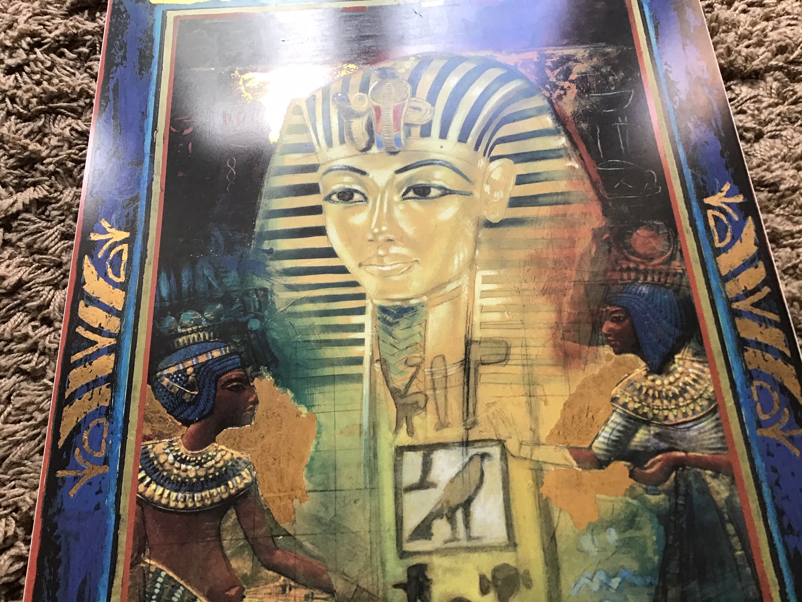 Very Large Limited-Edition Ceramic Tile – Tutankhamun with C.O.A ...