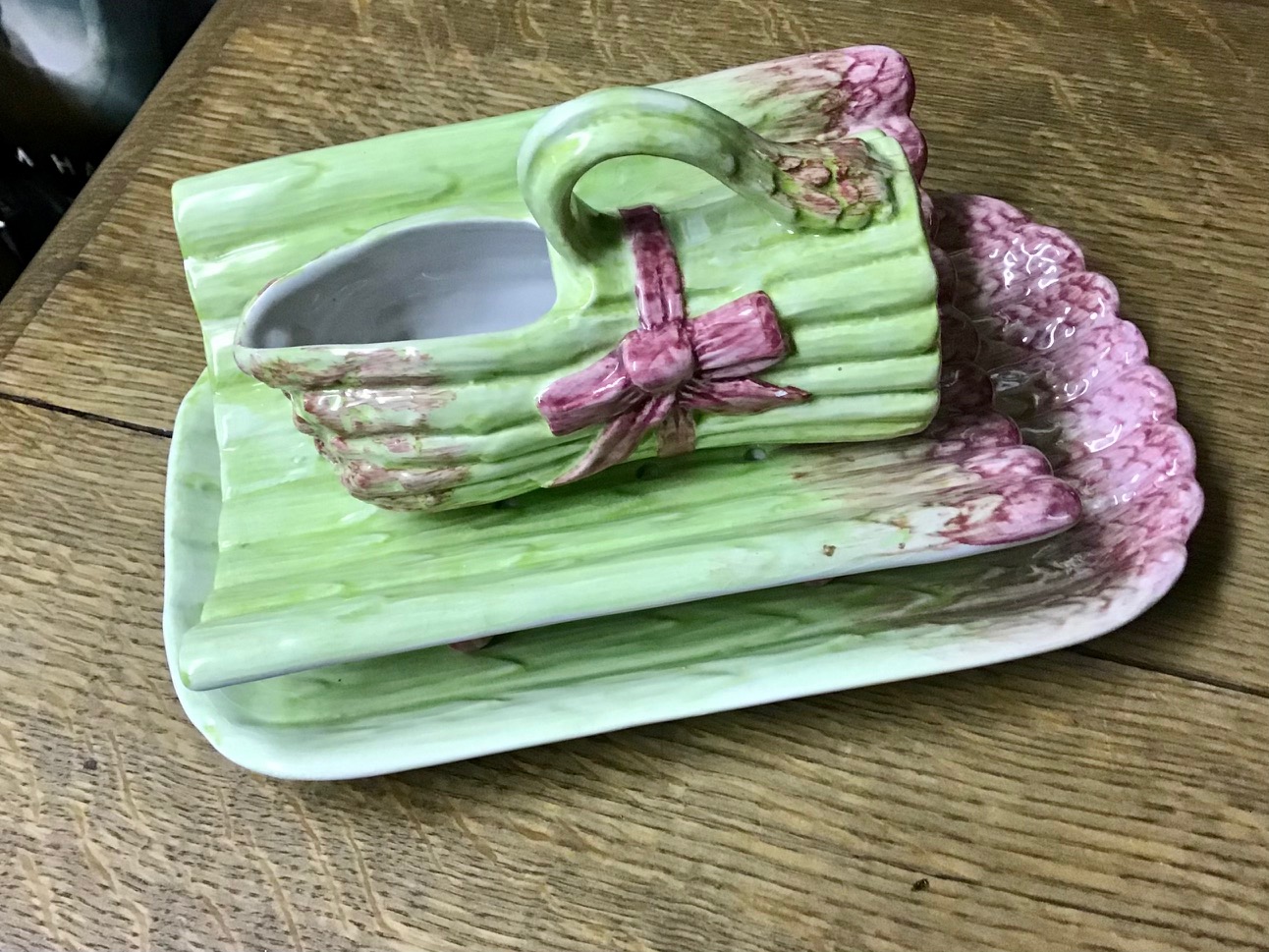 RETRO 3 PIECE ASPARAGUS SERVING SET Second Chance